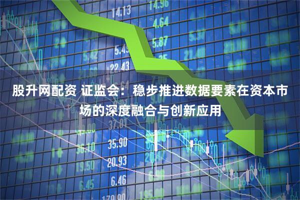 股升网配资 证监会：稳步推进数据要素在资本市场的深度融合与创新应用